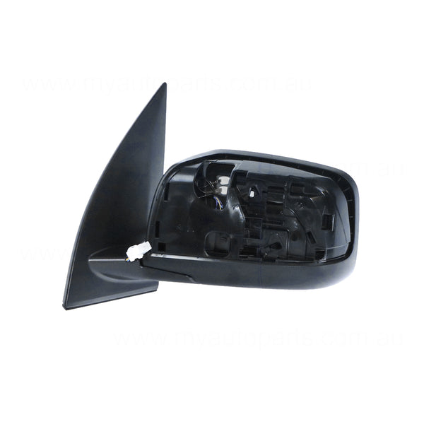 Electric Black W/O Indicator W/O Cover Door Mirror Passenger Side OEM Suits Nissan X-Trail T31 2007 to 2014