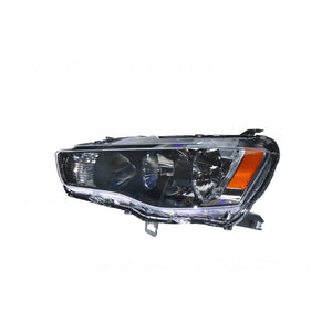 Halogen Head Lamp Passenger Side OEM Suits Mitsubishi Outlander ZH 2009 to 2012