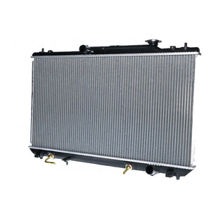 Radiator 34 / 34 mm Plastic Aluminium 400 x 738 x 27 mm Mauto 2.4 L 2AZFE Aftermarket Suits Toyota Camry ACV36R 2002 to 2006