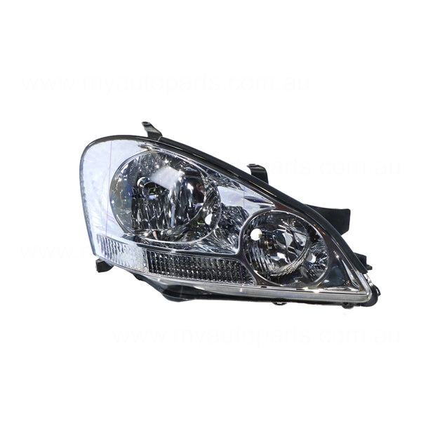 Halogen Manual Adjust Head Lamp Drivers Side OEM Suits Toyota Avensis Verso ACM20R 2001 to 2003