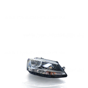 Halogen Manual Adjust Head Lamp Drivers Side OES Suits Volkswagen Jetta 1B 2011 to 2017