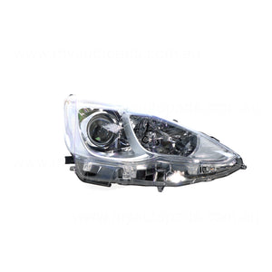 Head Lamp Drivers Side Genuine Suits Toyota Prius-C NHP10R E-CVT2015 to 2017