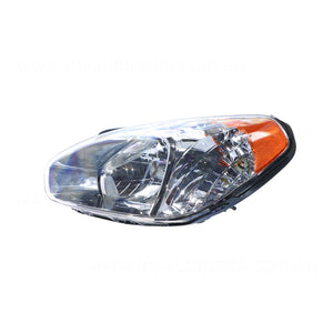 Head Lamp Passenger Side Certified Suits Hyundai Accent MC 2006 to 2009