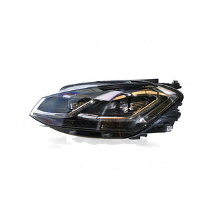 LED Head Lamp Passenger Side OEM Suits Volkswagen Golf MK 7 2017 On
