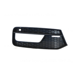 Front Bar Grille With Fog Light Mount Drivers Side OEM Suits Audi A1 Sport 8X Sportback 2/2015 to 7/2019