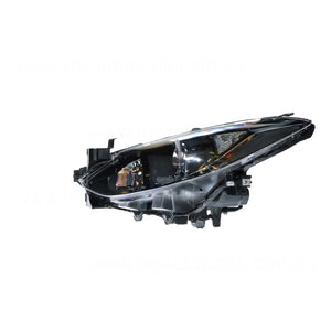 Halogen Head Lamp Passenger Side Genuine Suits Mazda 3 BM 11/2013 to 5/2016