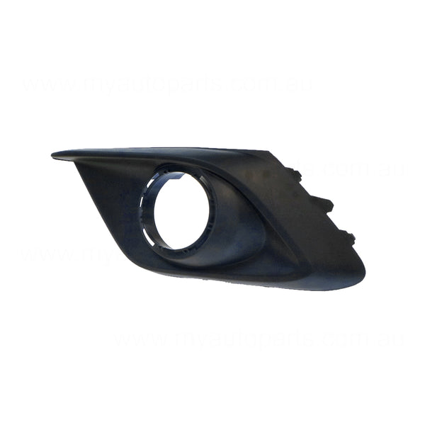 Black Front Bar Grille With Fog Light Mount Passenger Side Aftermarket suits Mazda 3 BM Hatch 2/2014 to 6/2016