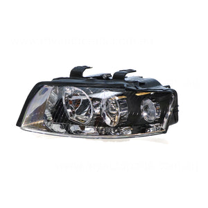 Halogen Electric Adjust Head Lamp Passenger Side Certified Suits Audi A4 B6 2001 to 2005