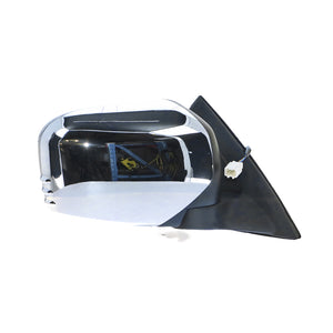 Chrome Door Mirror Electric Adjust Drivers Side Aftermarket suits Mitsubishi Triton 2006 to 2015