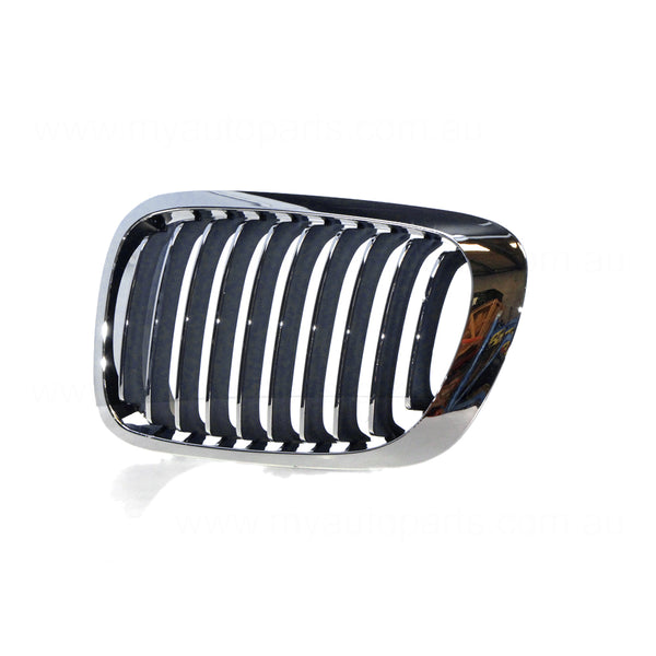 Chrome Grille Passenger Side Aftermarket Suits BMW 3 Series E46 Coupe & Cabrio 2003 to 2005