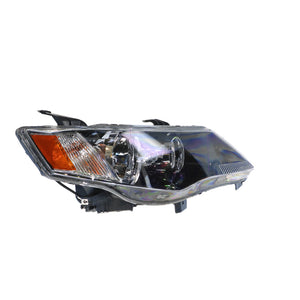 Xenon Head Lamp Black Drivers Side OEM Suits Mitsubishi Outlander ZG 2006 to 2009