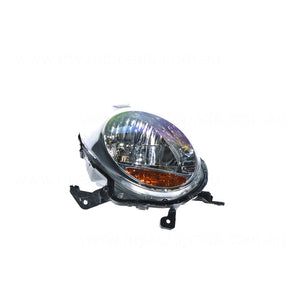 Head Lamp Drivers Side Genuine Suits Nissan Micra K12 2007 to 2010