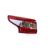 Black Red/Clear Tail Lamp Passenger Side OEM Suits Nissan Qashqai J11 2014 to 2018