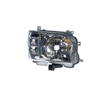 Halogen Head Lamp Drivers Side Genuine Suits Toyota Hiace SLWB 2013 to 2019