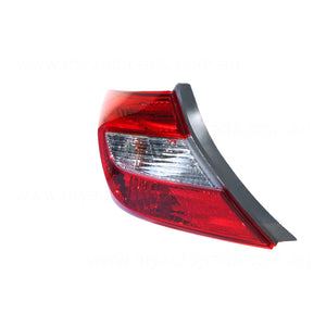 Tail Lamp Passenger Side Genuine Suits Honda Civic FB 2012 to 2014