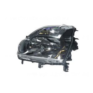 Halogen Manual Adjust Head Lamp Passenger Side Certified Suits Nissan X-Trail T31 2007 to 2014