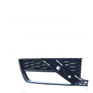 Front Bar Grille Passenger Side Genuine Suits Volkswagen Polo 6R 2015 to 2018