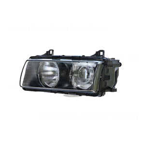 Halogen Manual Adjust Head Lamp Passenger Side Certified Suits BMW 3 Series E36 1991 to 2000