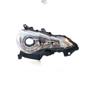 Halogen Head Lamp Drivers Side Genuine Suits Toyota 86 ZN6R 2012 to 2016