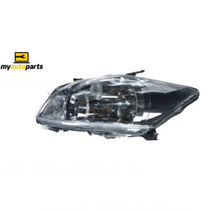 Halogen Head Lamp Passenger Side Certified Suits Toyota Corolla ZRE152R 2009 to 2012