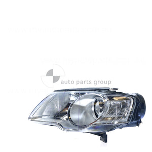 Halogen Electric Adjust Head Lamp Passenger Side OES Suits Volkswagen Passat B6 2006 to 2011