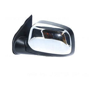 Chrome Door Mirror Passenger Side Aftermarket Suits Holden Rodeo RA 2003 to 2008