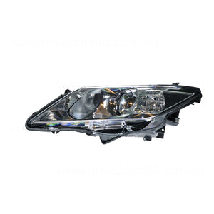 Halogen Head Lamp Passenger Side Genuine Suits Toyota Aurion GSV50R 2012 to 2017