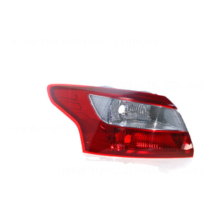 Tail Lamp Passenger Side Certified Suits Ford Focus LW Sedan 4/2011 to 6/2015