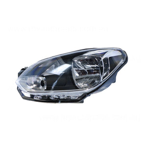 Halogen Electric Adjust Head Lamp Passenger Side Certified Suits Volkswagen Up AA 2012 to 2014