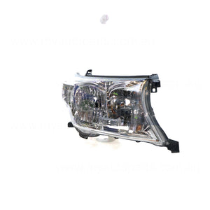 Head Lamp Drivers Side Certified suits Toyota Landcruiser 200 Series 2007 to 2015
