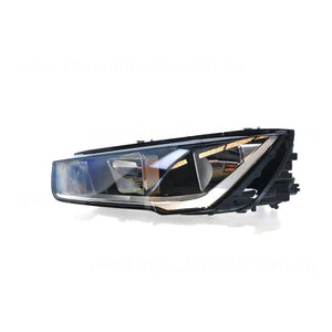 Halogen Head Lamp Passenger Side Genuine Suits Audi A1 8X Hatch 2/2015 to 7/2019