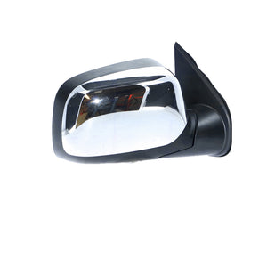 Chrome Door Mirror Drivers Side Aftermarket Suits Holden Rodeo RA 2003 to 2008