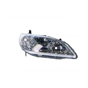 Head Lamp Drivers Side Genuine Suits Honda Civic ES 2004 to 2006