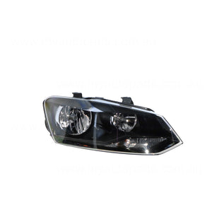 Head Lamp Drivers Side OES  Suits Volkswagen Polo 6R 2014 to 2018