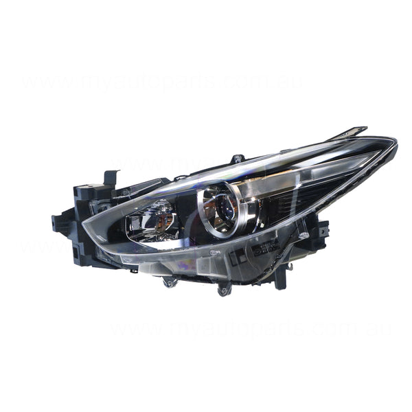 Halogen Manual Adjust Head Lamp Passenger Side OEM suits Mazda 3 BN