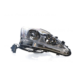 Halogen Head Lamp Drivers Side Genuine Suits Lexus IS250 Sports/Prestige GSE20 2005 to 2010
