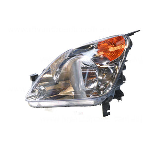 Head Lamp Passenger Side Aftermarket Suits Honda CR-V RD 2001 to 2004