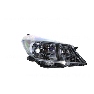 Halogen Head Lamp Drivers Side Genuine Suits Toyota Yaris ZR NCP131 2011 to 2014