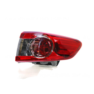 Tail Lamp Driver Side Certified suits Toyota Corolla ZRE152R Sedan 4/2010 to 12/2013