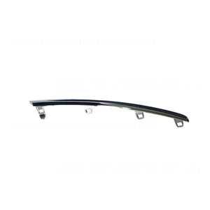 Chrome Upper Grille Mould Driver Side OEM suits Toyota Corolla 4/2010 to 12/2013