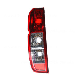 Red/Clear Tail Lamp Passenger Side Genuine Suits Nissan Navara D40 2005 to 2015