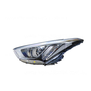 Xenon Head Lamp Passenger Side OEM Suits Hyundai Santa Fe DM 2012 to 2015