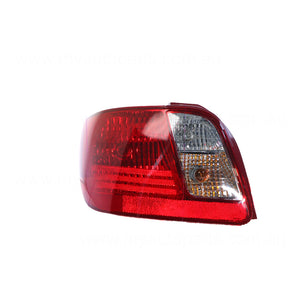 Tail Lamp Passenger Side Certified Suits Kia Rio JB Sedan 5/2005 to 6/2011