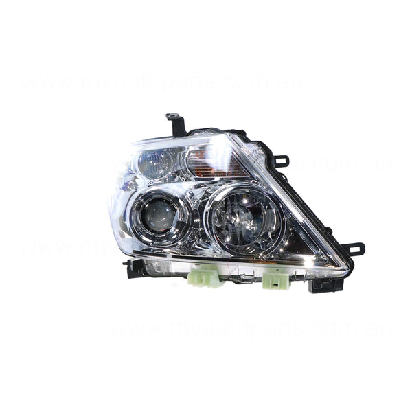 Halogen Head Lamp Drivers Side OEM Suits Nissan Patrol Y62 2012 to 2021
