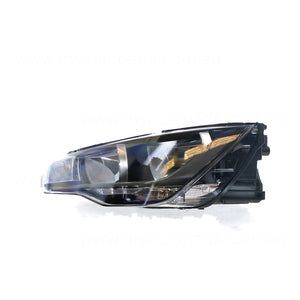 Halogen Head Lamp Passenger Side Certified Suits Audi A1 8X 2010 to 2015