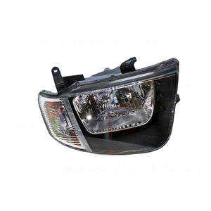 Head Lamp Passenger Side OEM Suits Mitsubishi Triton ML GL/GLX 2006 to 2009