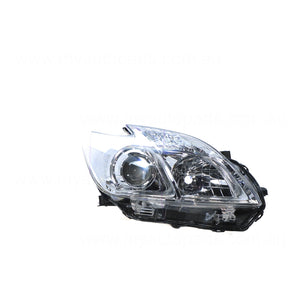 Halogen Head Lamp Drivers Side Genuine Suits Toyota Prius ZVW30R 2011 to 2016