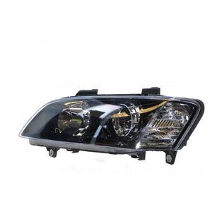 Black Projector Head Lamp Passenger Side Certified suits Holden Commodore VE 8/2006 to 9/2010
