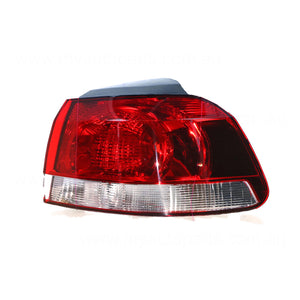 Tail Lamp Drivers Side Certified Suits Volkswagen Golf MK 6 2009 to 2013 (Valeo Type)