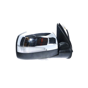 Chrome Door Mirror Electric Adjust with Indicator Drivers Side OEM suits Holden Rodeo & Isuzu D-Max